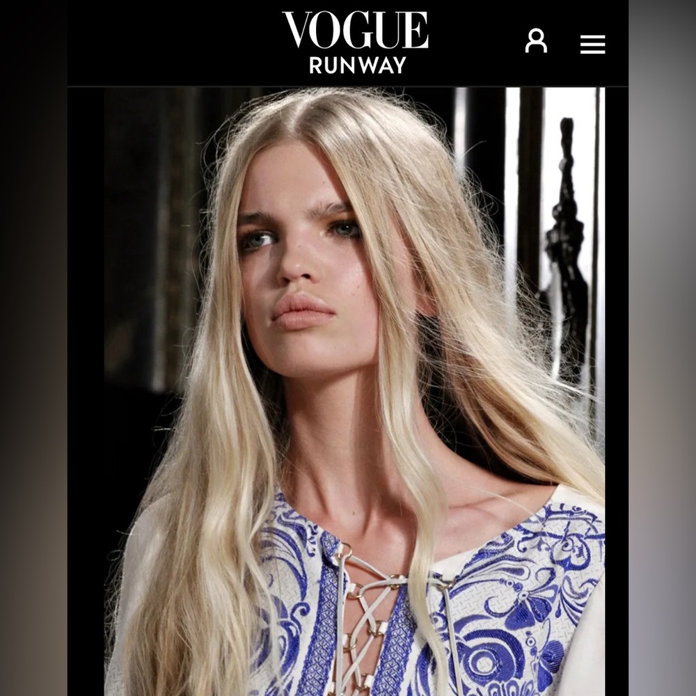 Emilio Pucci Runway lace up tunic